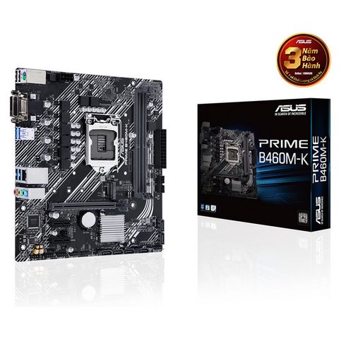 Bo mạch chủ Asus PRIME B460M-K (Chipset Intel B460/ Socket 1200/ VGA Onboard)