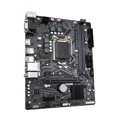 Bo mạch chủ Gigabyte H410M H V3 (Chipset Intel H510/ Socket 1200/ VGA Onboard)