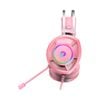 Tai Nghe Dareu EH469 RGB Pink(7.1, USB, LED RGB)