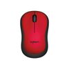 Chuột không dây Logitech M221 (USB-Wireless, Không dây) - Màu đỏ