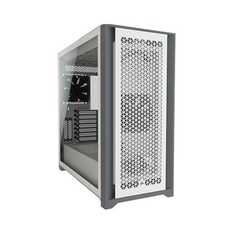 Vỏ máy tính Corsair 5000D Airflow TG White (CC-9011211-WW)