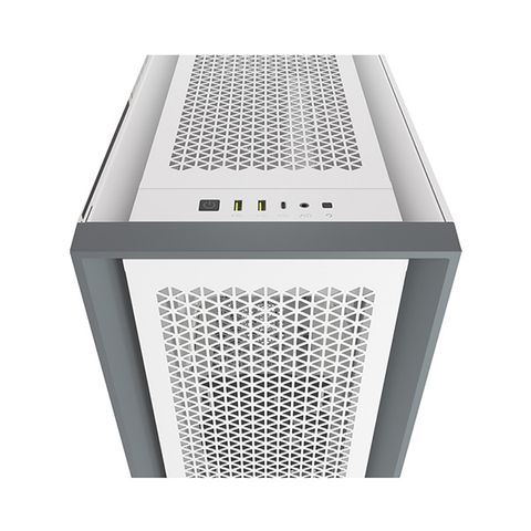 Vỏ máy tính Corsair 5000D Airflow TG White (CC-9011211-WW)