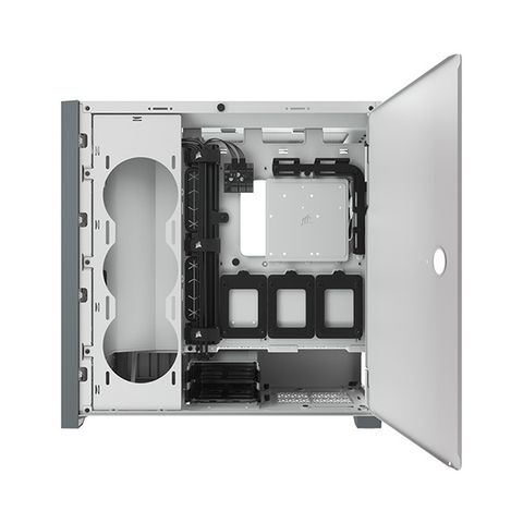 Vỏ máy tính Corsair 5000D Airflow TG White (CC-9011211-WW)