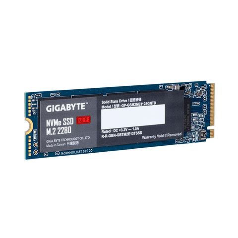 Ổ SSD Gigabyte 128Gb PCIe 3x4 NVMe M2.2280 (Đọc: 1550MB/s;Ghi 550Mb/s)