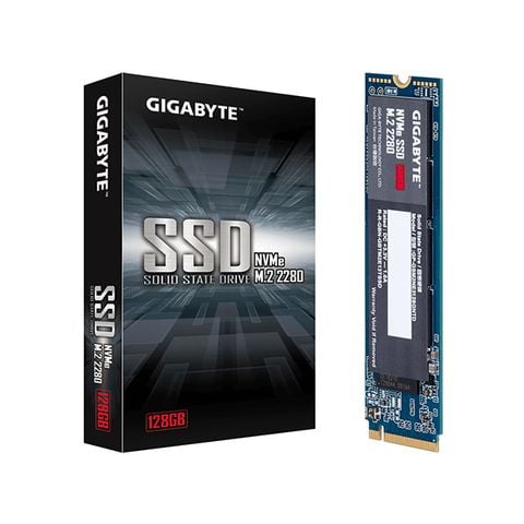 Ổ SSD Gigabyte 128Gb PCIe 3x4 NVMe M2.2280 (Đọc: 1550MB/s;Ghi 550Mb/s)