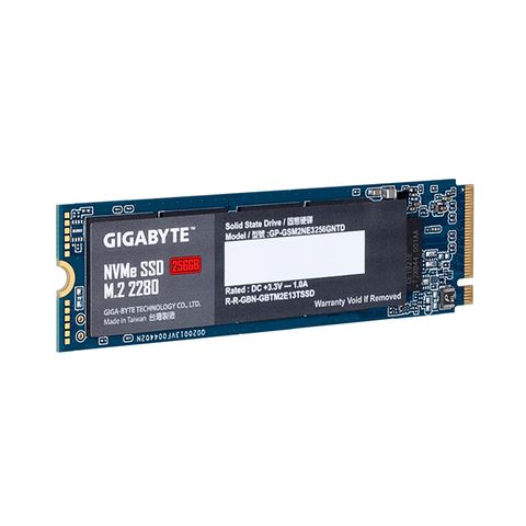 Ổ SSD Gigabyte 256Gb PCIe NVMe 3x4 M2-2280 (Đọc: 1700MB/s;Ghi 1100Mb/s)