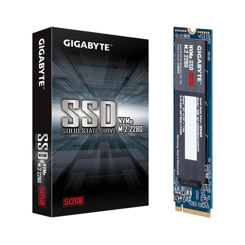 Ổ SSD Gigabyte 512Gb PCIe 3.4 NVMe M2-2280 (Đọc: 1700MB/s;Ghi 1550Mb/s)