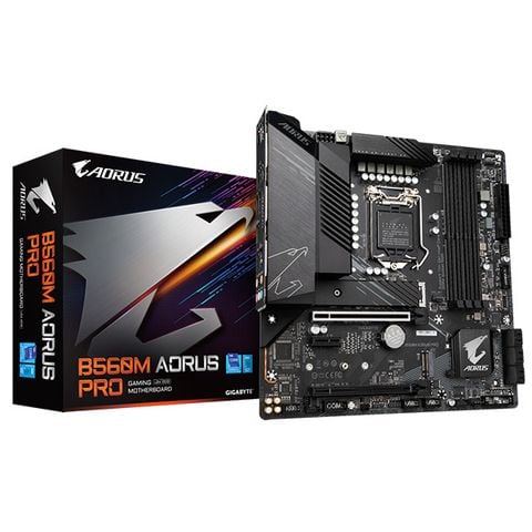 Bo mạch chủ Gigabyte B560M-AORUS PRO (Chipset Intel B560/ Socket 1200/ VGA Onboard)