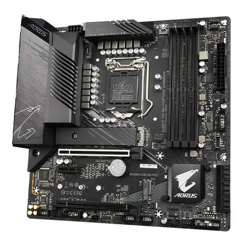 Bo mạch chủ Gigabyte B560M-AORUS PRO (Chipset Intel B560/ Socket 1200/ VGA Onboard)