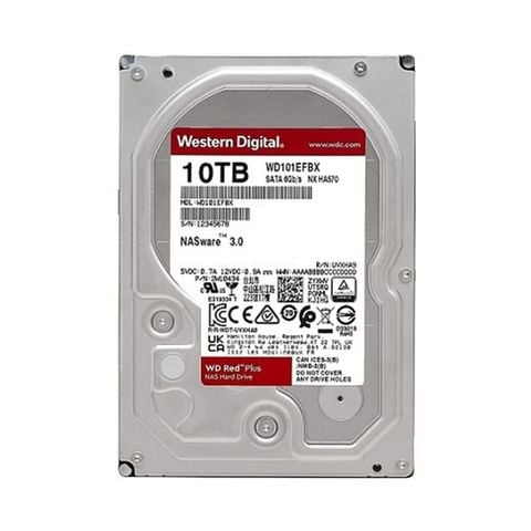 Ổ cứng Western Red Plus 10Tb WD101EFBX 3.5Inch 7200rpm 256Mb