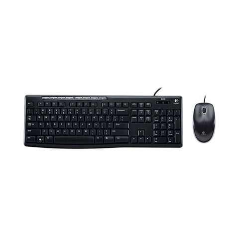 Bộ bàn phím chuột Logitech MK200 (USB, Có dây)