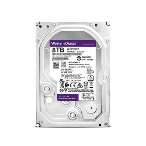 Ổ cứng Western Purple 8Tb 5640rpm SATA3 128Mb (WD84PURZ)