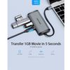 Cáp chuyển USB -C to HDMI/USB3.0 *3/PD USB C Vention CNBHB