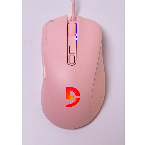 Chuột Fuhlen G90 hồng (USB/Led rainbow)