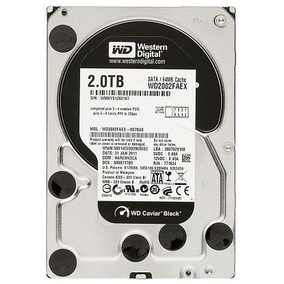 Ổ cứng Western Black 2Tb 7200rpm/ SATA3/ 64Mb/ 3.5Inch