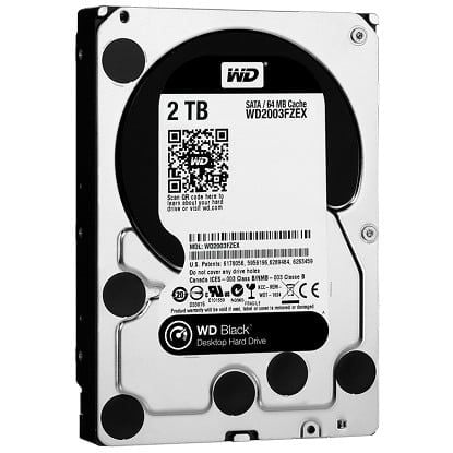Ổ cứng Western Black 2Tb 7200rpm/ SATA3/ 64Mb/ 3.5Inch