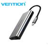 Cáp chuyển USB Type-C to HDMI/LAN/TF/SD/USB*3/PD Vention CMBHA