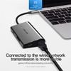 Cáp chuyển USB Type-C to HDMI/LAN/TF/SD/USB*3/PD Vention CMBHA