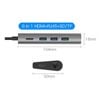 Cáp chuyển USB Type-C to HDMI/LAN/TF/SD/USB*3/PD Vention CMBHA