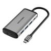 Cáp chuyển USB -C to HDMI/USB3.0 *3/PD USB C Vention CNBHB