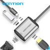 Cáp chuyển USB-C to HDMI/VGA/USB3.0/PD Vention TFAHB
