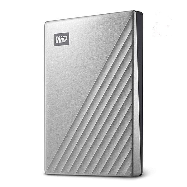 Ổ cứng di động Western MyPassport Ultra 4Tb Type-C & USB 3.0 - Bạc