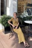  Beatrix Dress - Nâu Caramel 