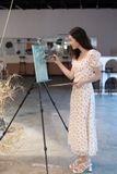  Puff Parisan Dress - Hồng 