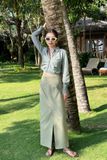  Khaki Midi Skirt - Olive 