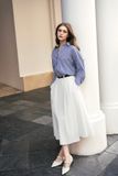  Mia Long Skirt - White 