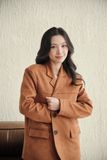  Suede Mini Skirt - Camel 