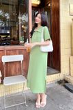  Textured Dress - Xanh 