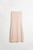  Beige Silk Skirt 