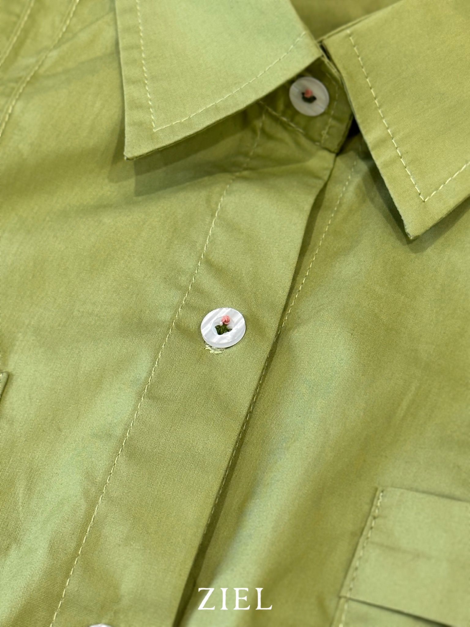  Tulip Butt Shirt - Olive 