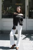  Black Off-shoulder Top 