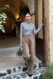  Brown Wide Jeans 