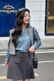  Denim Regular Shirt - Xanh Nhạt 