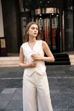  White Linen Gile 
