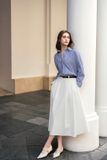 Mia Long Skirt - White 