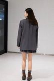  Mini Pleated Skirt - Xám 