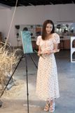  Puff Parisan Dress - Hồng 