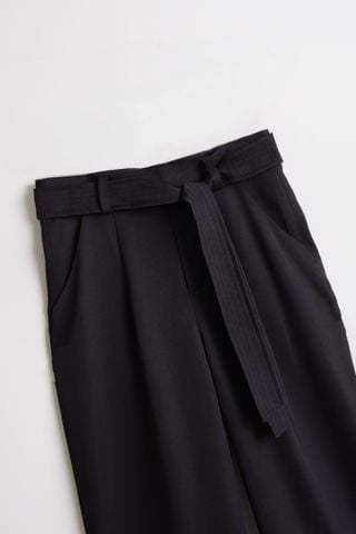  Hem Slit Pants - Đen 