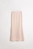  Beige Silk Skirt 
