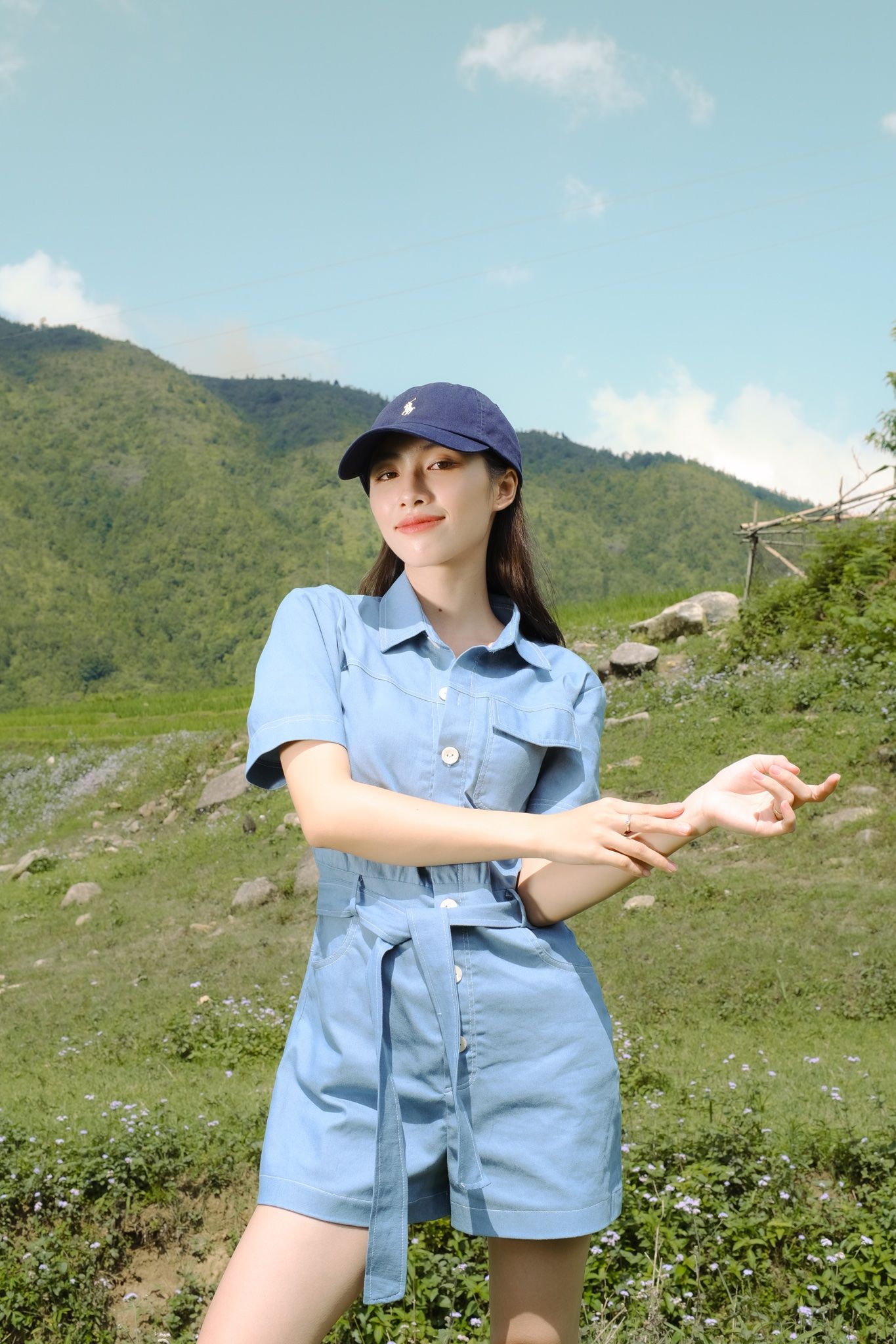  Lisa Jumpsuit - Xanh Nhạt 