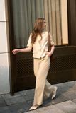  Tailored Linen Trousers - Natural 