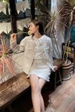  Plaid Twinkle Skirt - Trắng 