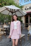  Twinkle Tweed Jacket - Hồng 