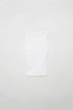  Cotton Round Tank - White 