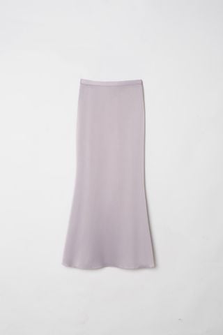  Grey Silk Skirt 