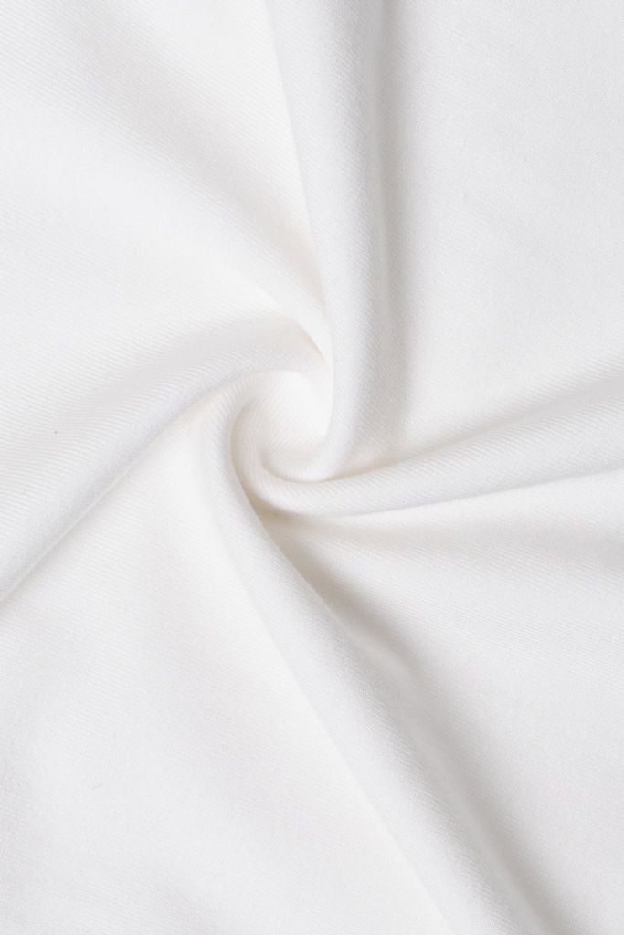 Cotton Round Tank - White